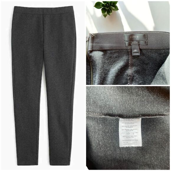 J. Crew Pixie Pants in Heathered Charcoal - Picture 10 of 10